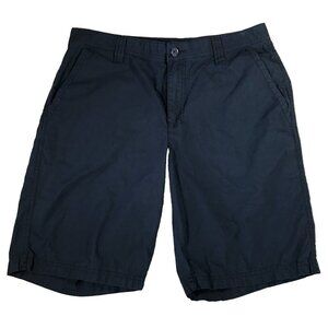 Columbia Mens Shorts 32in x 10in Shorts Navy Blue Fishing Hiking Camping
